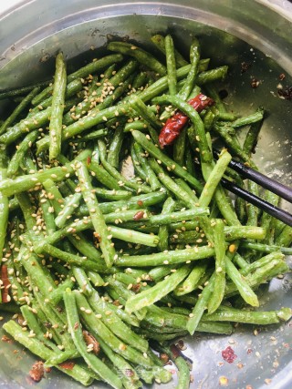 干煸豇豆的做法步骤：9