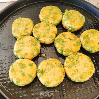 榆钱玉米饼的做法步骤：9