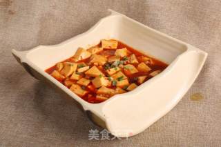 素麻婆豆腐的做法步骤：4