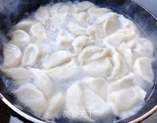 韭黄海鲜猪肉水饺的做法步骤：9