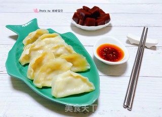 韭黄海鲜猪肉水饺的做法步骤：10