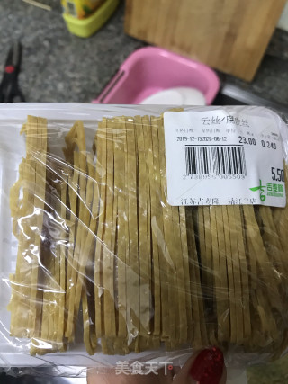 凉拌云丝的做法步骤：1