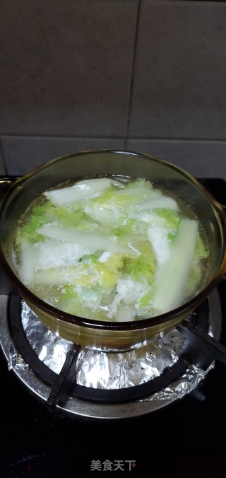 咸鸭蛋白菜汤的做法步骤：7