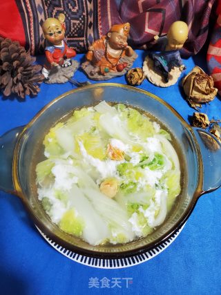 咸鸭蛋白菜汤的做法步骤：9