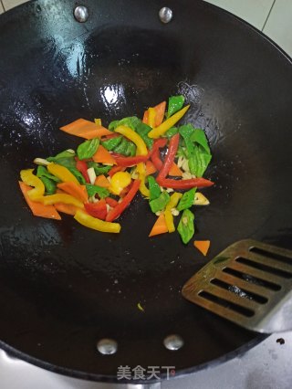 炝拌有机菜花的做法步骤：5