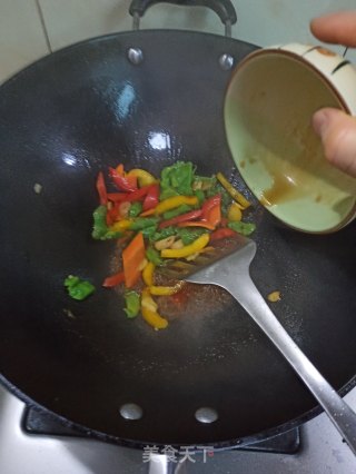 炝拌有机菜花的做法步骤：6