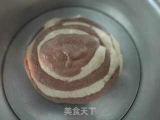 10寸斑马纹戚风蛋糕的做法步骤：23