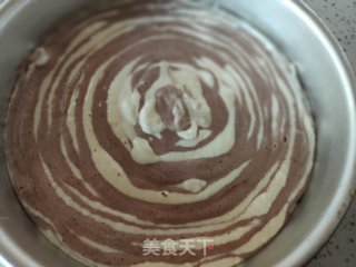 10寸斑马纹戚风蛋糕的做法步骤：25