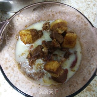 红烧肉炖白菜粉丝的做法步骤：2