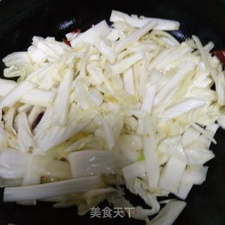 红烧肉炖白菜粉丝的做法步骤：3