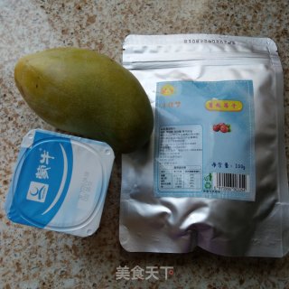 芒果酸奶碗的做法步骤：1