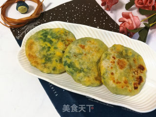 韭菜鸡蛋豆腐馅饼的做法步骤：12
