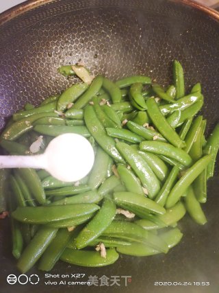 肉丝炒甜豆的做法步骤：7