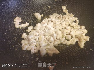 鸡肉炒玉米黄瓜的做法步骤：5