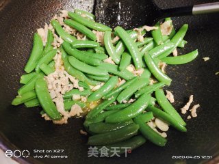 家常肉丝甜豆的做法步骤：7