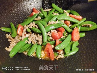 家常肉丝甜豆的做法步骤：9