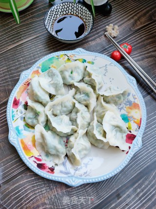 韭菜豆皮素水饺的做法步骤：17