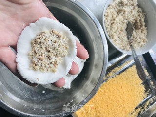 芝麻花生糯米饼的做法步骤：10