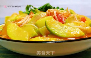 番茄炒西葫芦的做法步骤：11