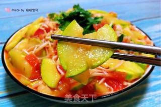 番茄炒西葫芦的做法步骤：13