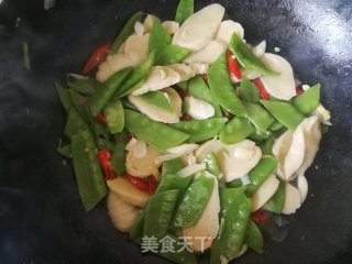 荷兰豆炒面筋的做法步骤：12