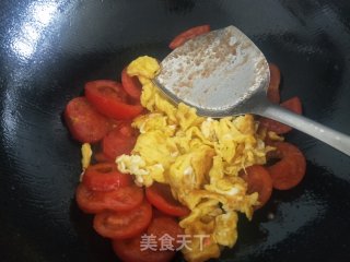 西红柿炒鸡蛋的做法步骤：6
