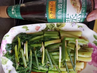 白灼菜芯的做法步骤：5
