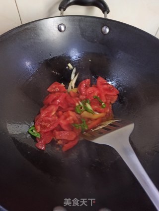 番茄豆腐蛋花汤的做法步骤：5