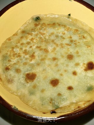烙菜饼的做法步骤：7