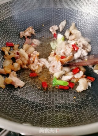 花椰菜炒肉的做法步骤：7