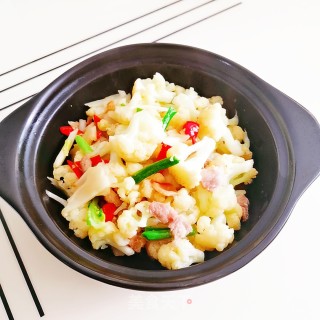 花椰菜炒肉的做法步骤：11
