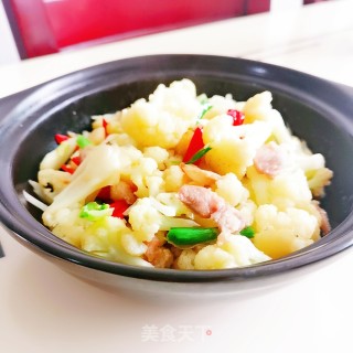 花椰菜炒肉的做法步骤：12