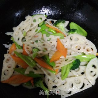 荷塘小炒的做法步骤：5