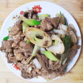 葱爆羊肉的做法步骤：8