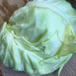 响油拌包菜的做法步骤：1
