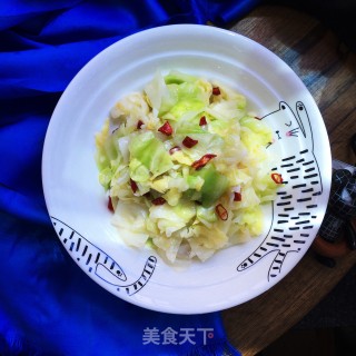 响油拌包菜的做法步骤：10