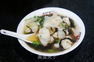 热汤云吞的做法步骤：7