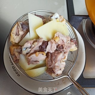 土豆鸡块莜面卷的做法步骤：4