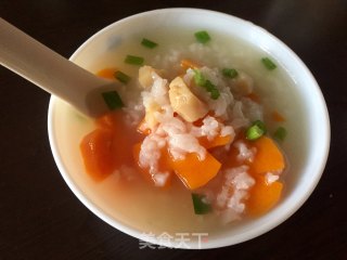胡萝卜瑶柱龙骨粥的做法步骤：10