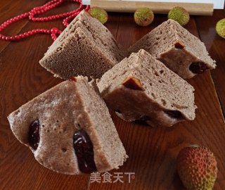 黑小麦红枣发糕的做法步骤：9
