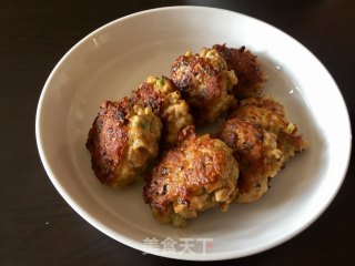 鸡肉香菇饼的做法步骤：8