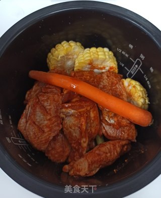 电饭煲懒人鸡翅的做法步骤：9