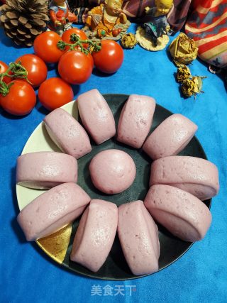 紫薯馒头的做法步骤：15