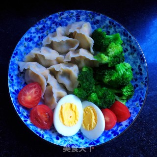 低脂素饺时蔬餐的做法步骤：8