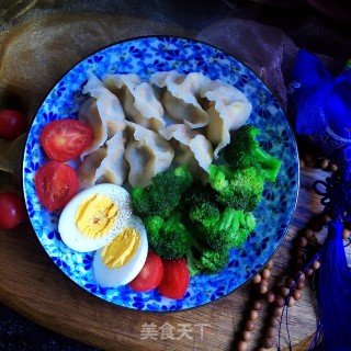 低脂素饺时蔬餐的做法步骤：9