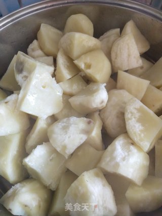 玉米面麻油傀儡的做法步骤：2