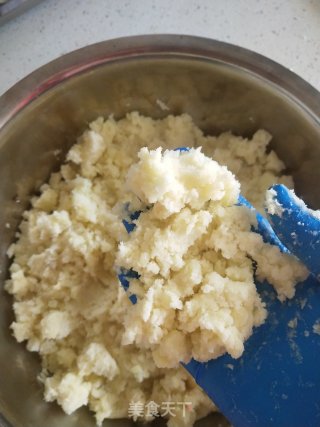 玉米面麻油傀儡的做法步骤：3