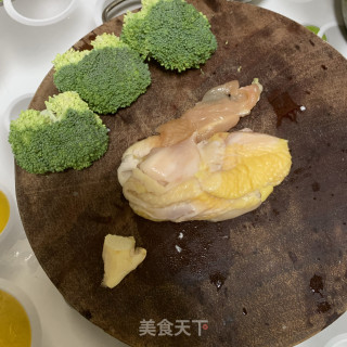鸡扒卤蛋饭的做法步骤：1