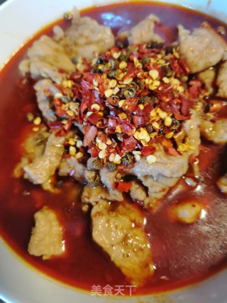水煮肉片的做法步骤：7