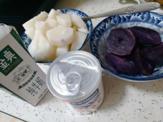 山药爱紫薯的做法步骤：3